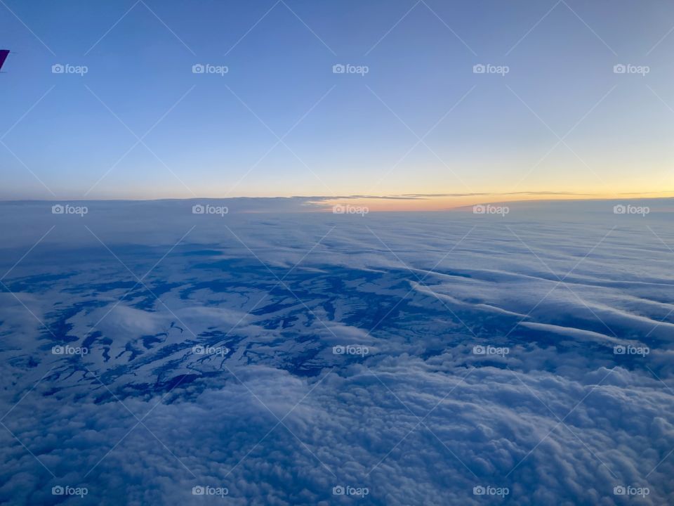 Sunrise from above ☀️