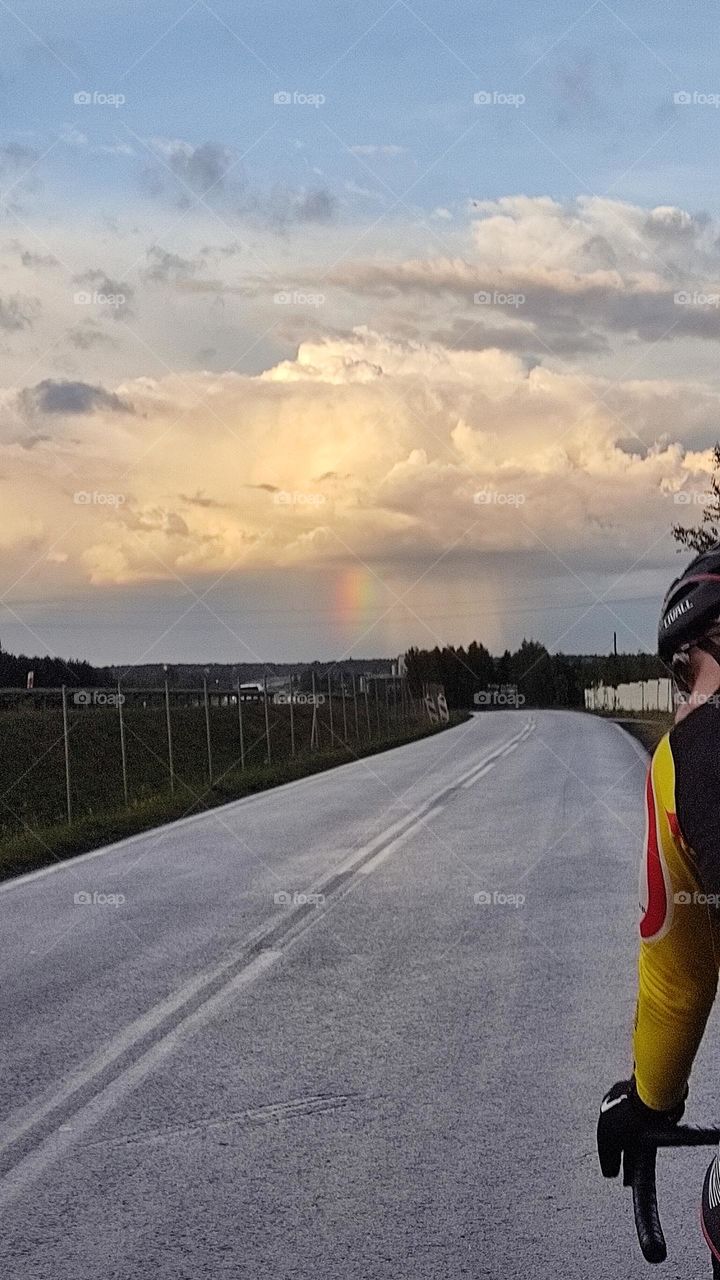 the rainbow after the rain comes as a good relationship after reconciliation. as colorful as our emotions that saturate our lives with colors.