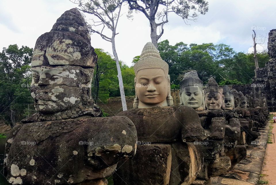 Cambodia sculptures