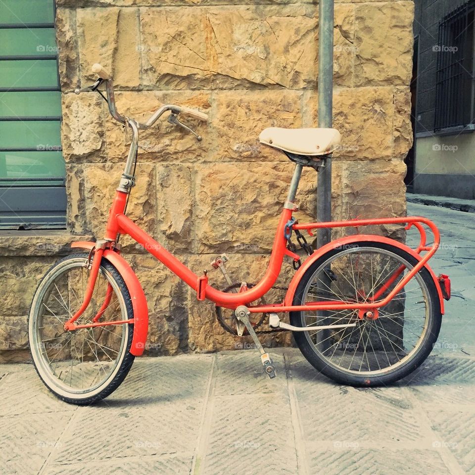 Orange Bicycle