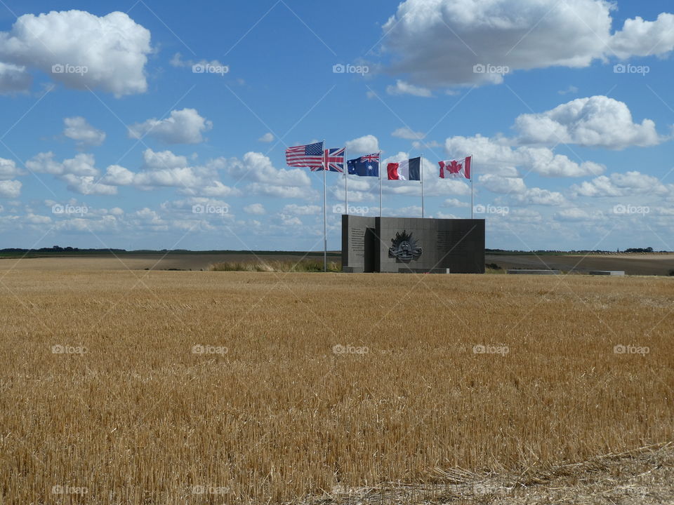 Memorial Le Hamel, Somme, France