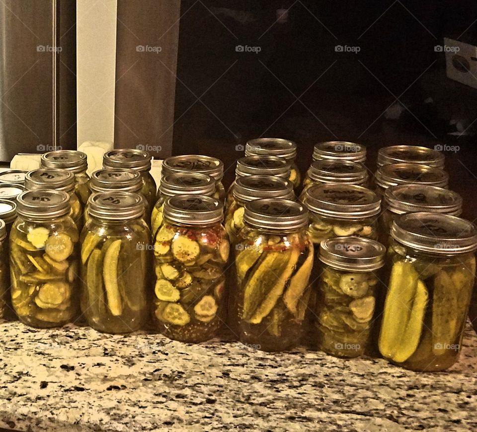 5 kinds of pickles