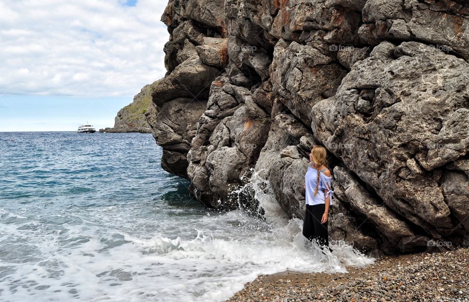 Water, Rock, Sea, Seashore, Ocean