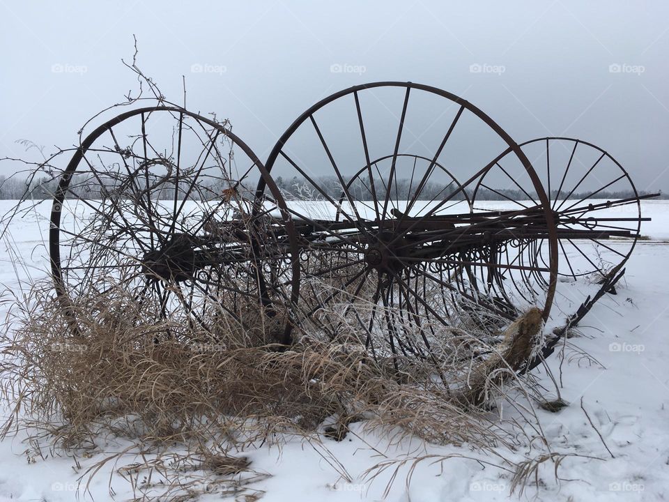 Retired farm equipment 