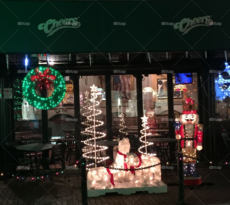 Restaurant Outdoor Christmas Decorations 