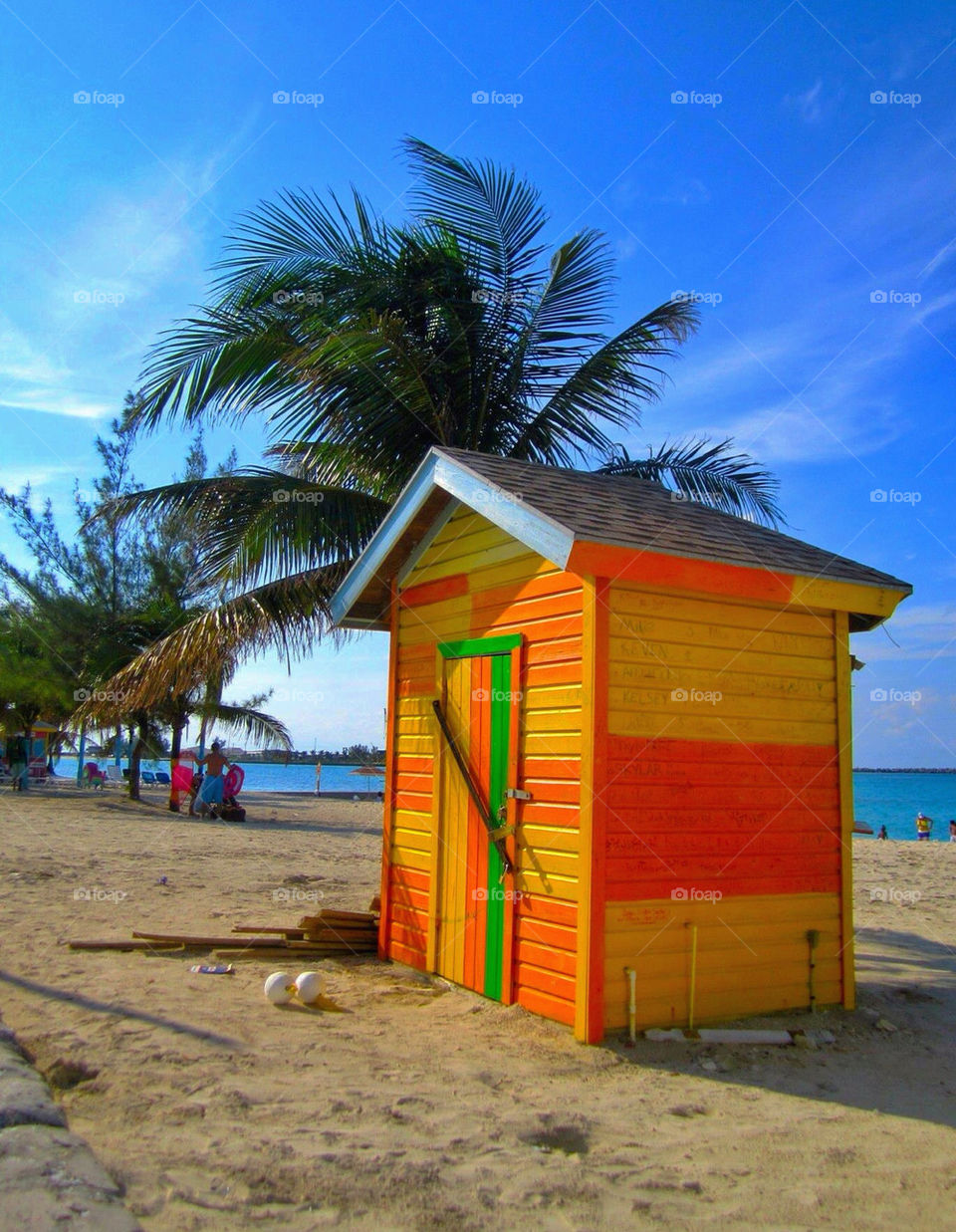 Colorful Beach Hut