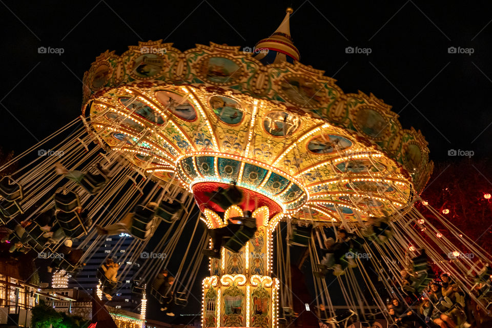 Tivoli at night