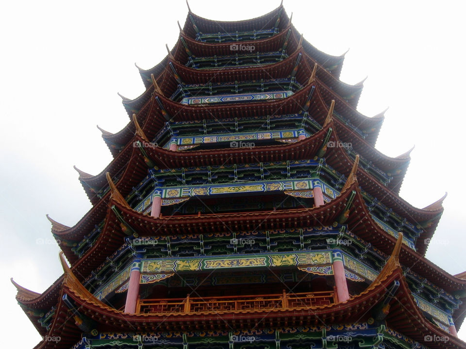 sky china chinese tall by mengzishiliu