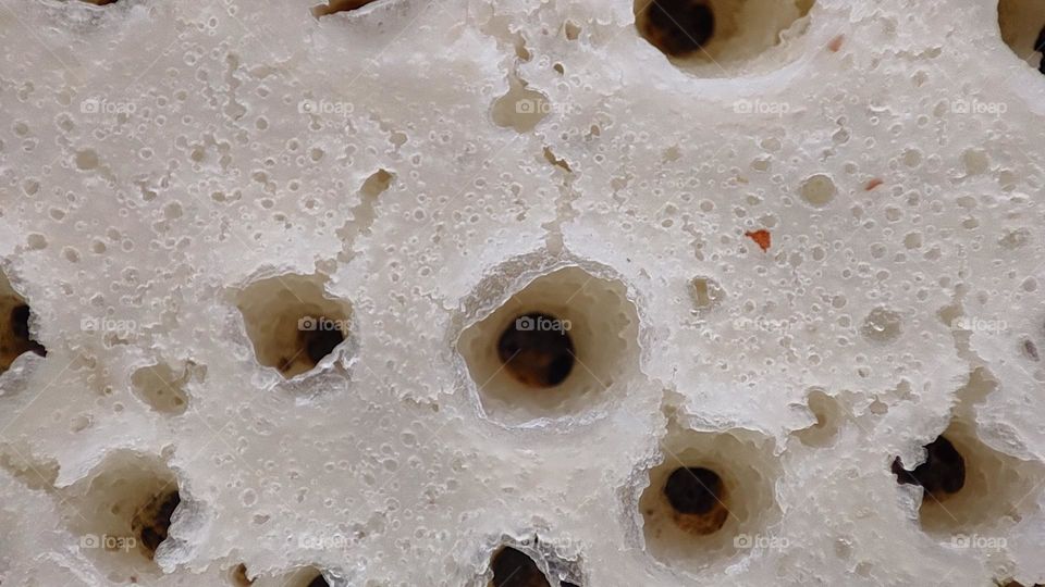 Rice batter getting circular patterns after getting heated up in a dosa tawa