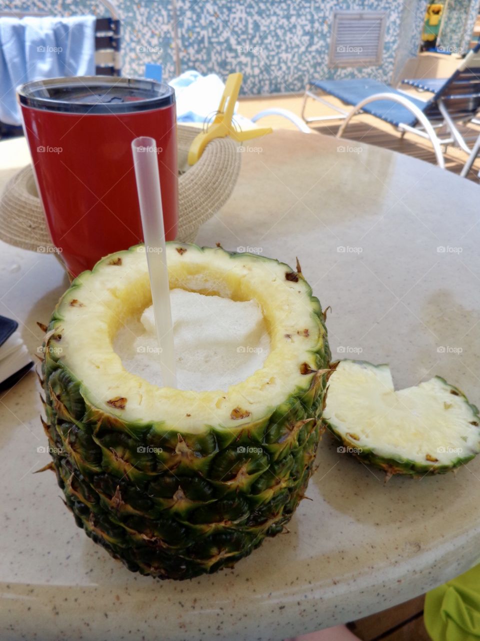 Pineapple pina colada