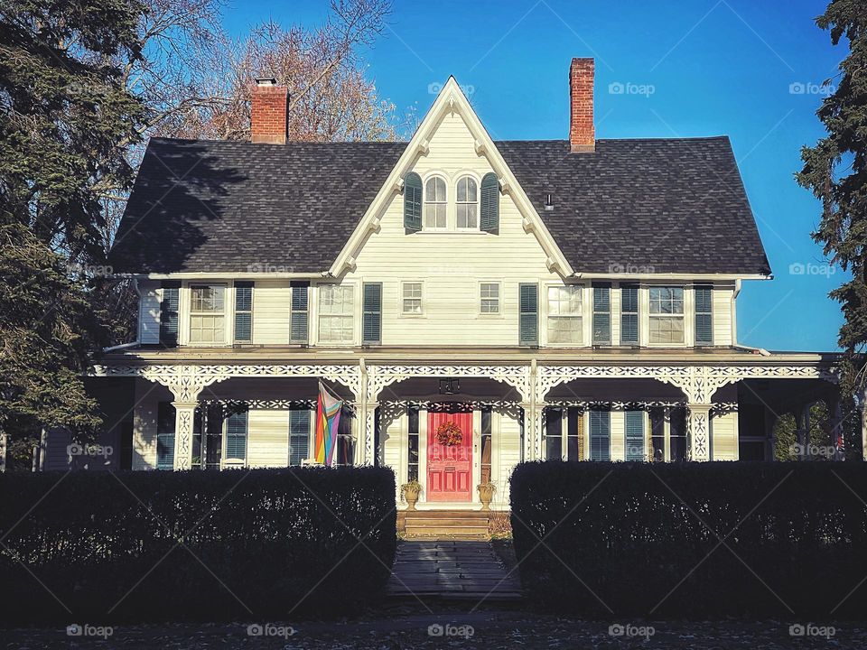 Old houses in New England 