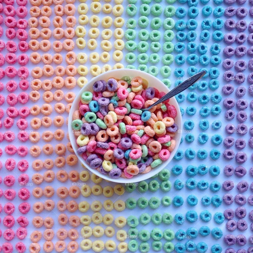 Rainbow breakfast