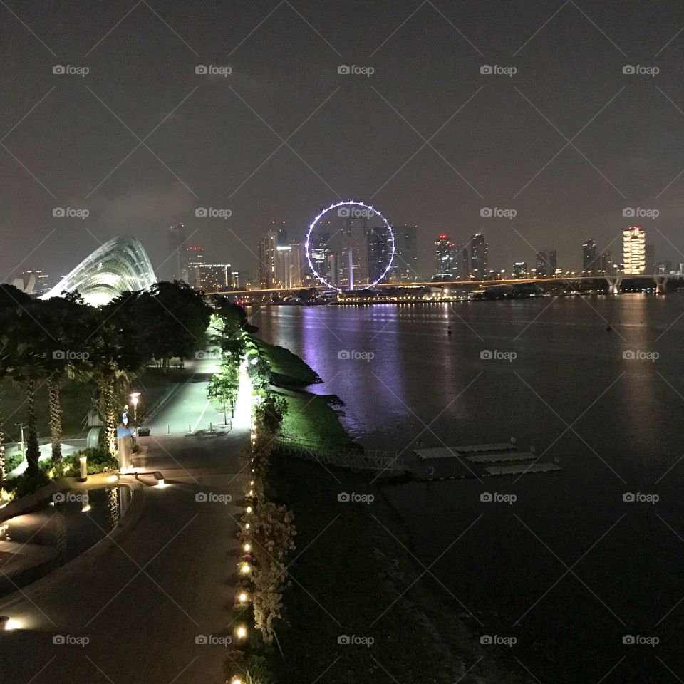 View from Marina Barrage, Singapore