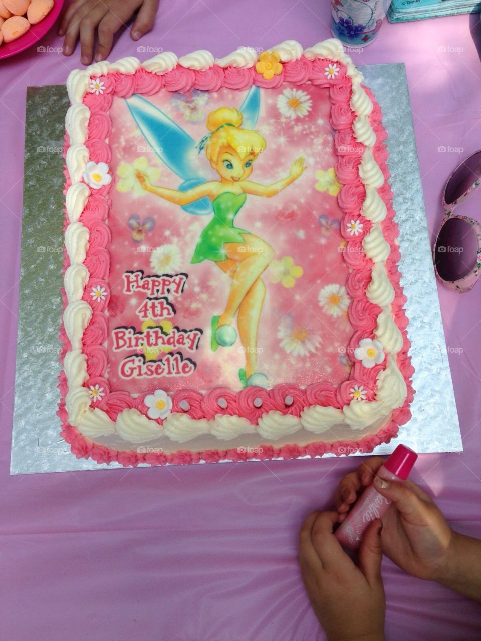 Tinkerbell 4th birthday cake