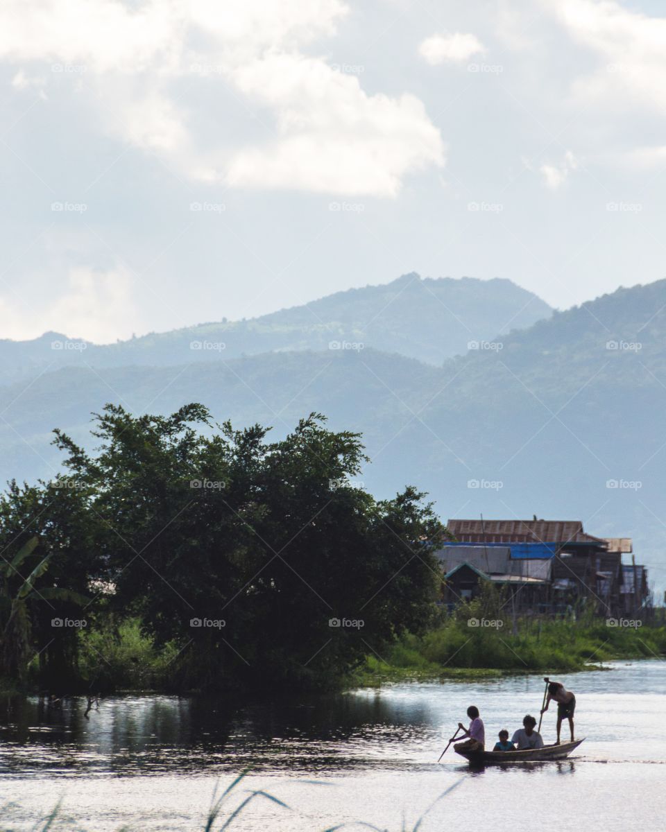 Tree, Mountain, Landscape, Water, Lake