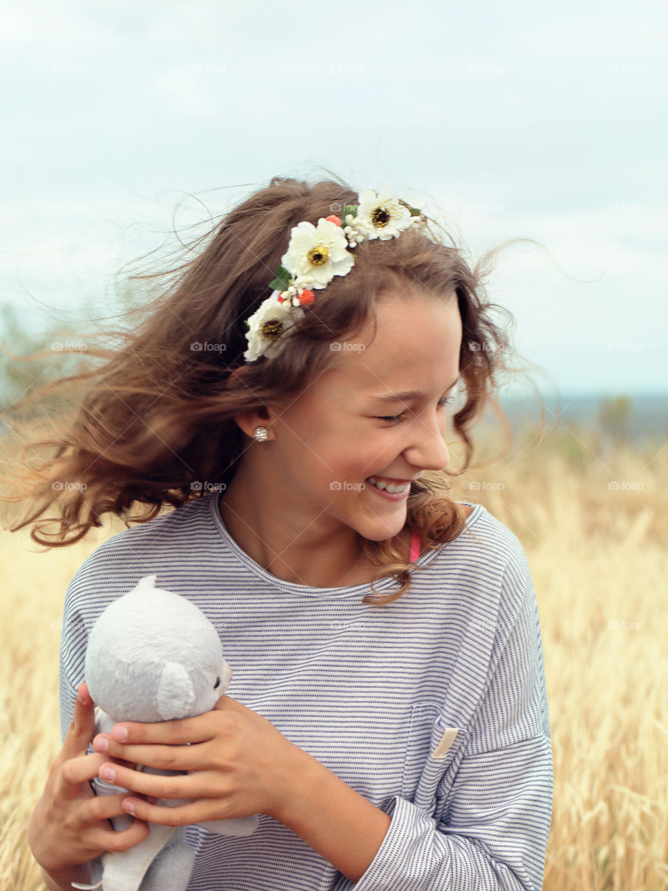 Laughing girl 