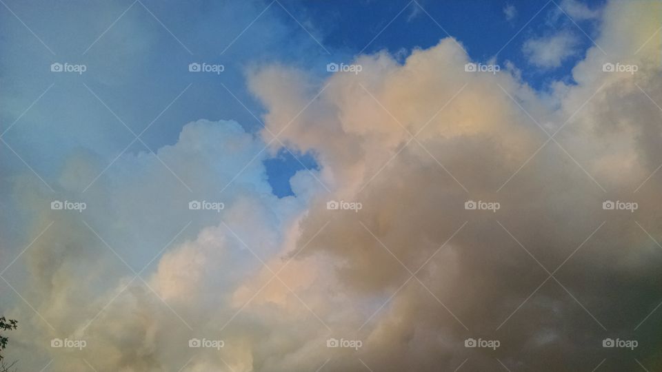 Cloud 7. The sky put on a spectacular show at sundown.