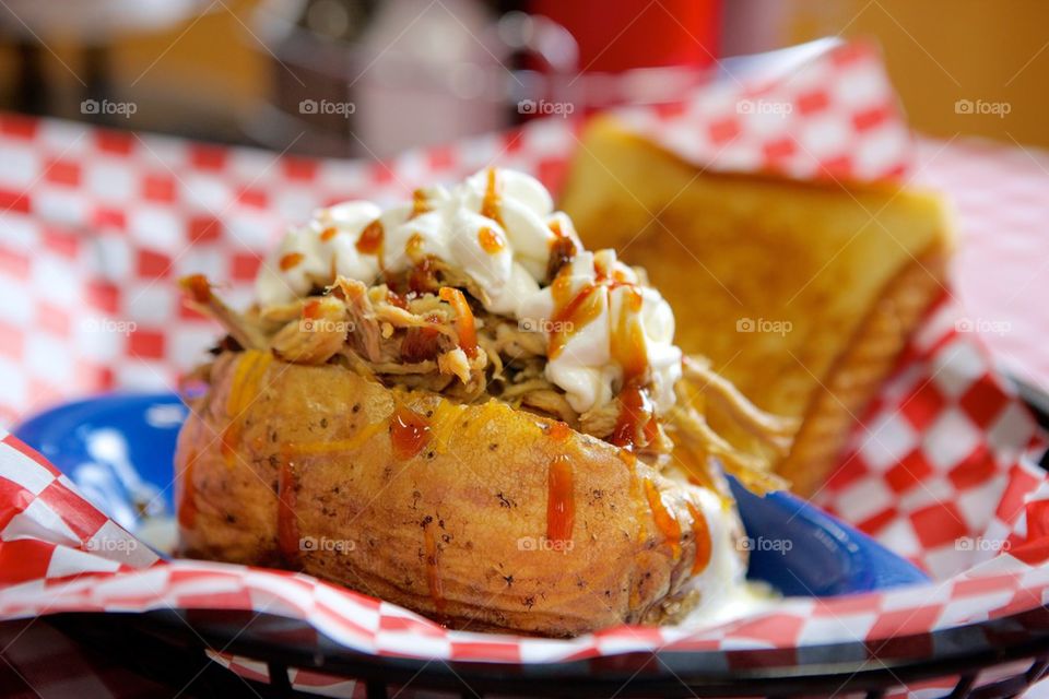 BBQ baked potato 