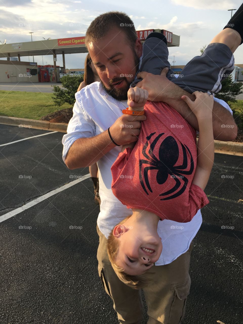 A monkey and an uncle 