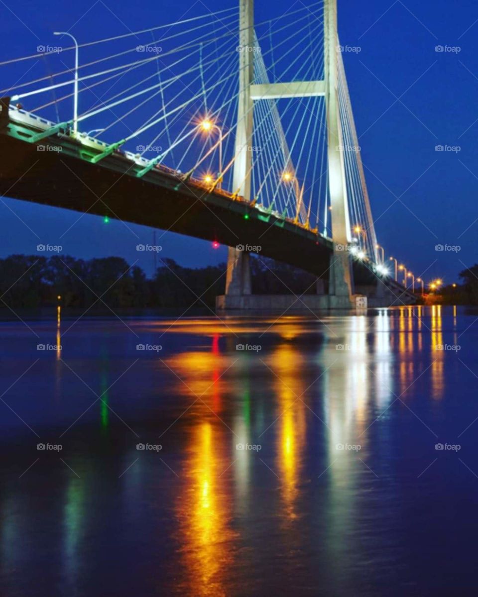 Bridge at night