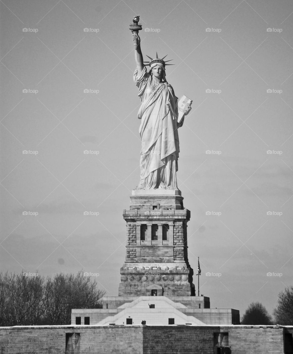 Lady Liberty Standing Tall