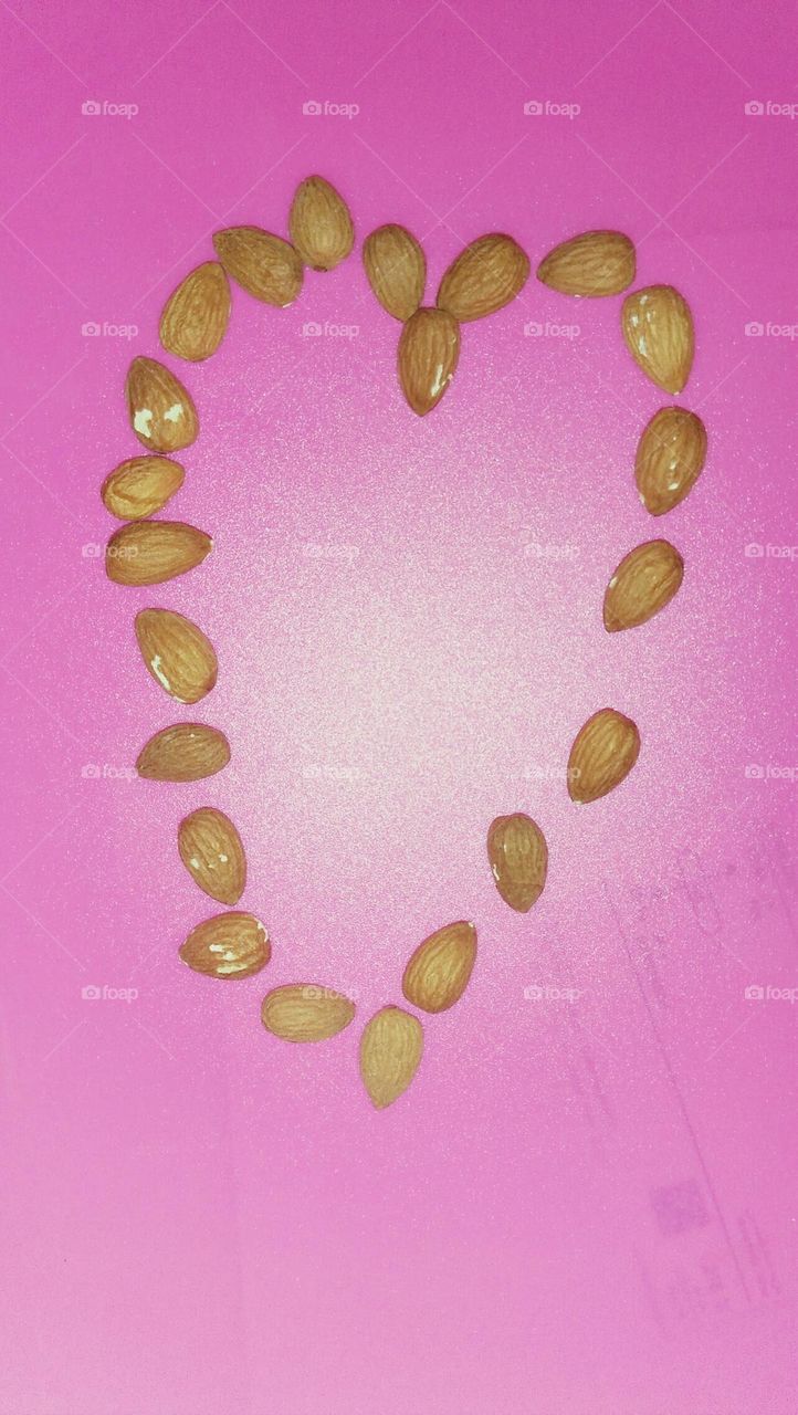 heart of almond.