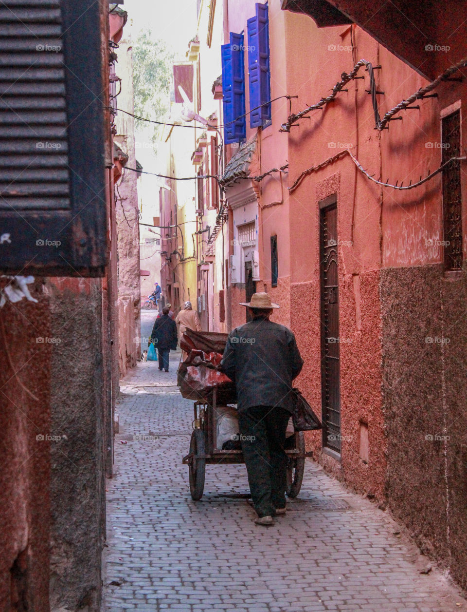 Exploring the streets of Morroco