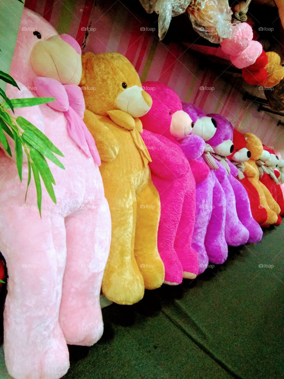 Colorfully teddys