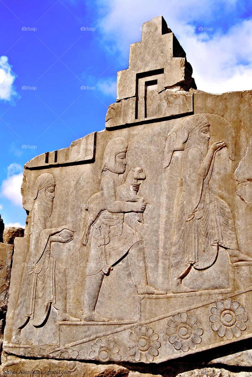 Gifts of nations to Persia, Persepolis