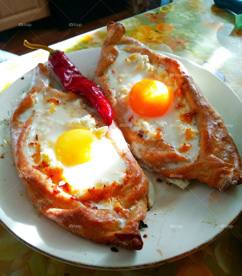 Beautiful ethnic lunch