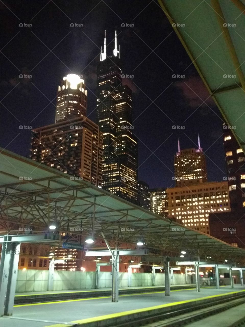View from LaSalle St Station