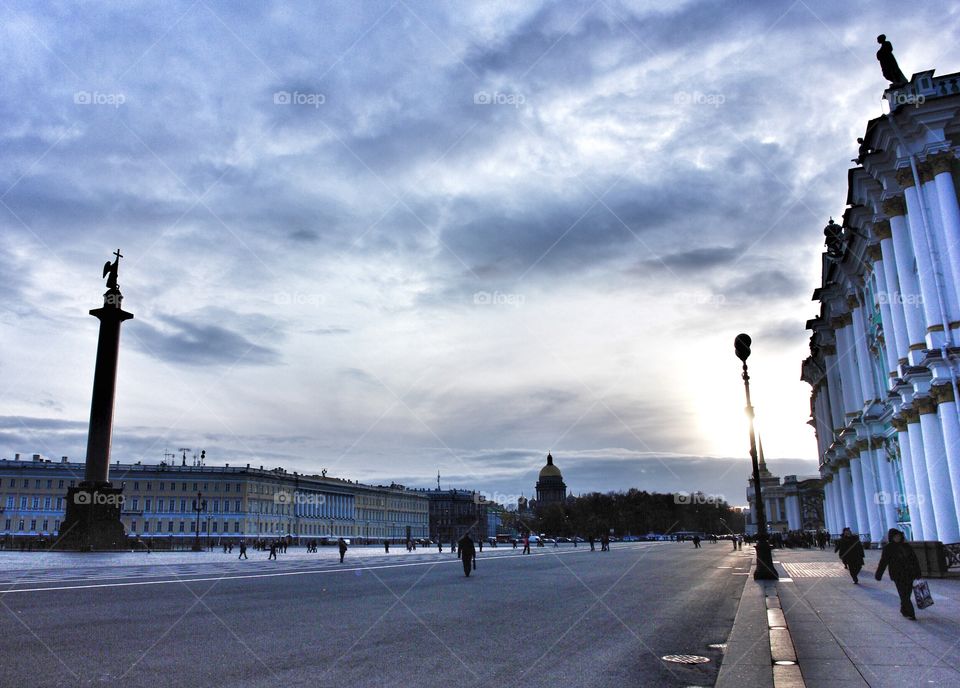 St Petersburg dusk, Russia . St Petersburg dusk, Russia 