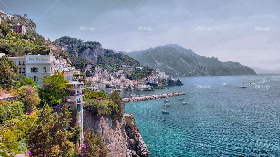 The Amalfi coast
