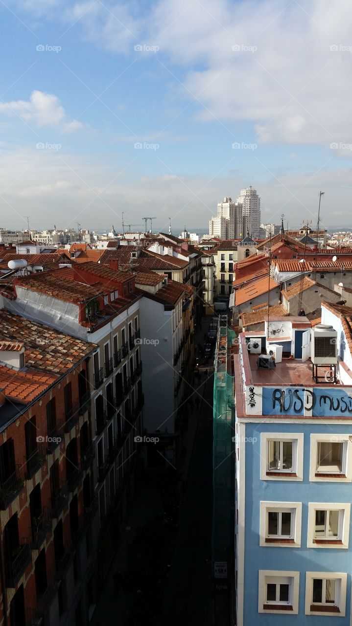 Madrid desde tejado  Madrid from roof