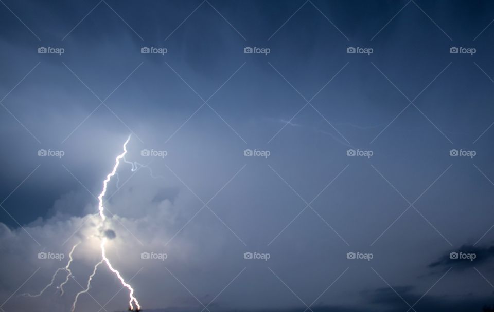 Lightning storm in Texas