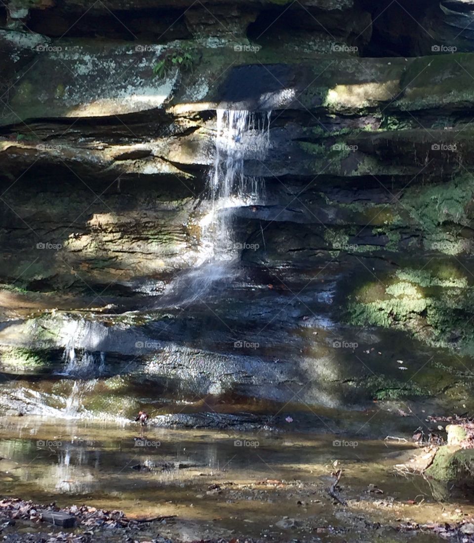 Waterfall at Hocking Hills State Park, Ohio