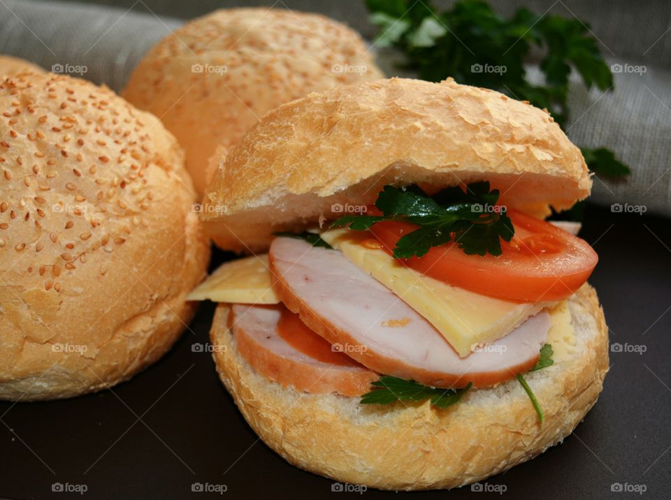 sandwiches tasty food