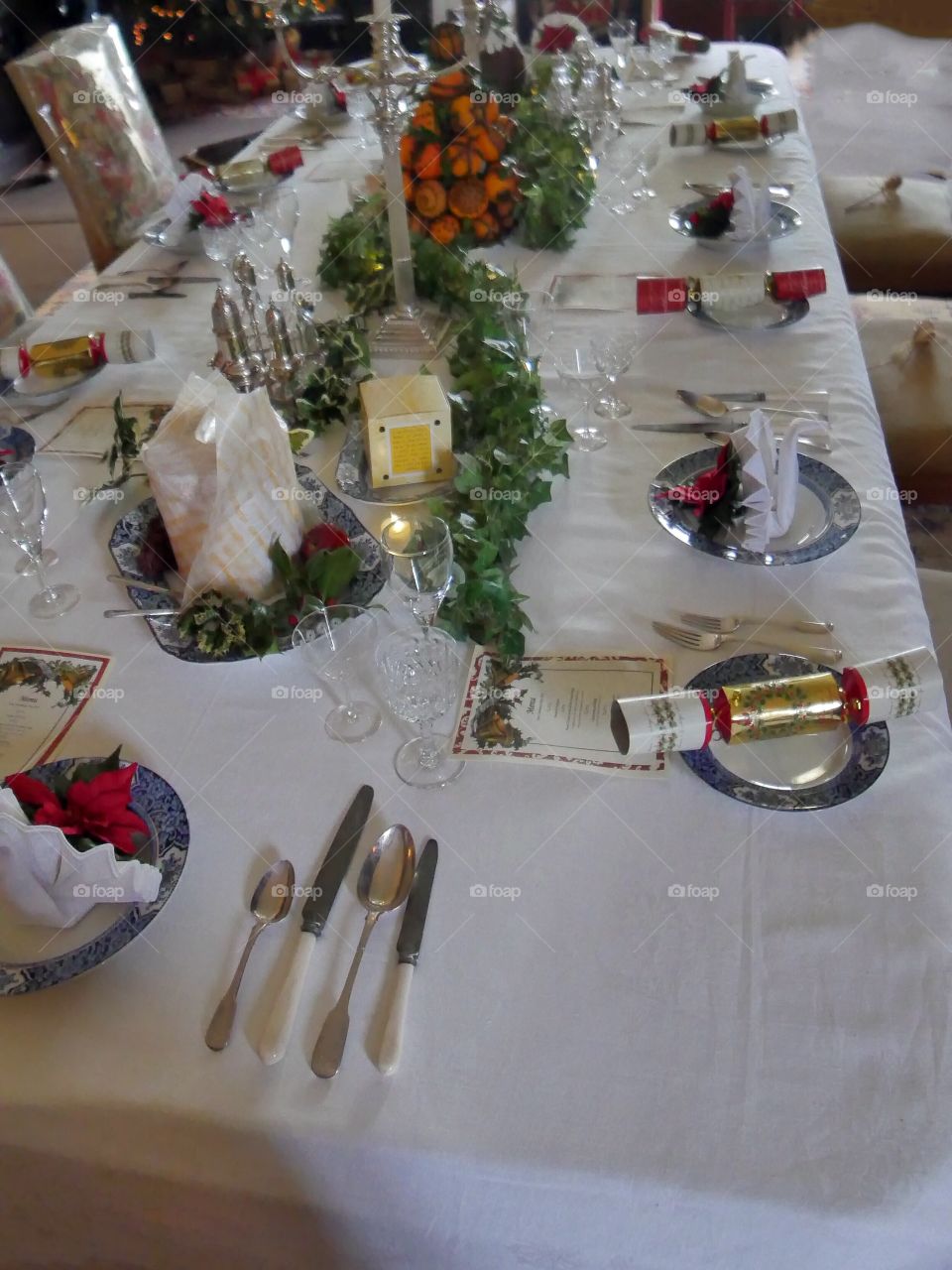 Christmas table