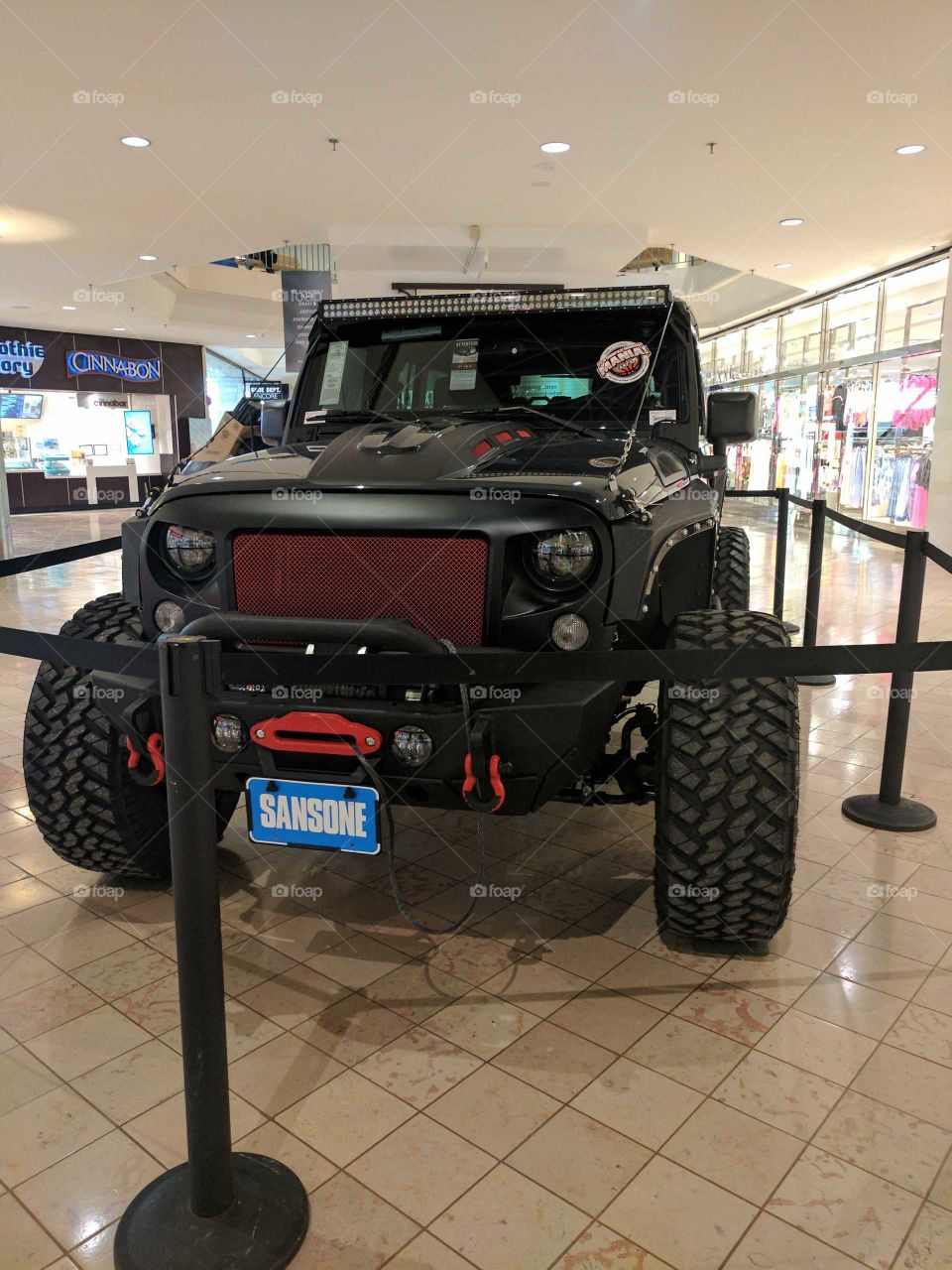 jeep at the mall