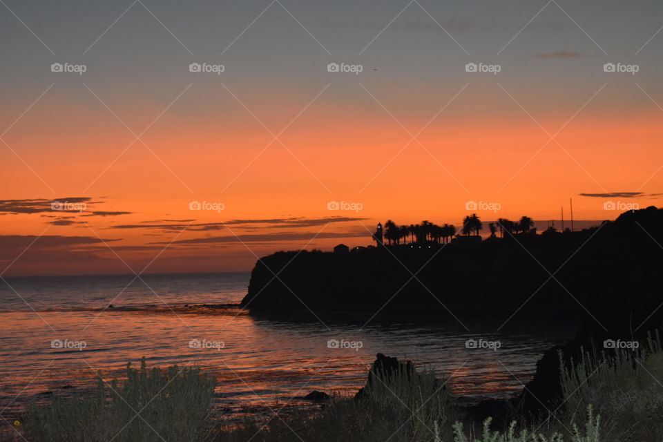Sunset cliff