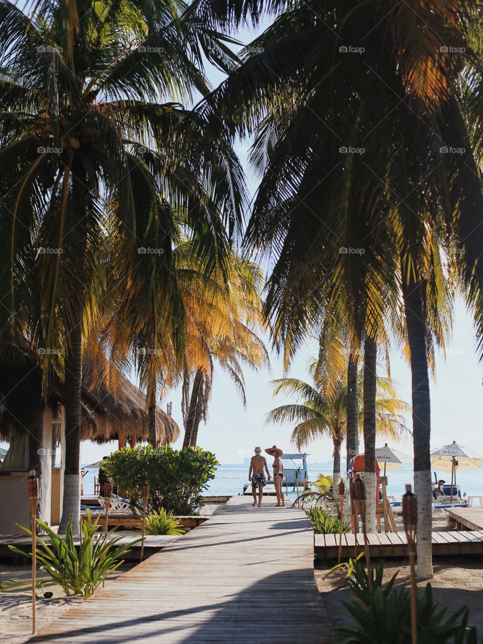 A beautiful day in paradise.