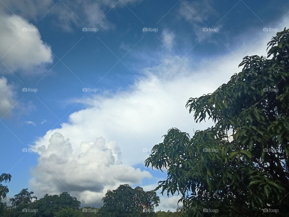 Blue sky with Clouds
