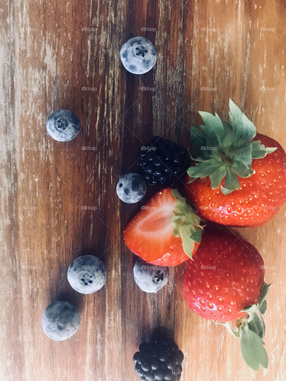 blueberry still life