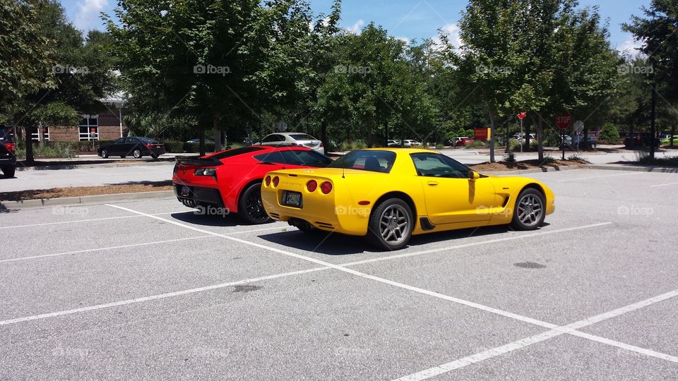 Corvette Parking Lot