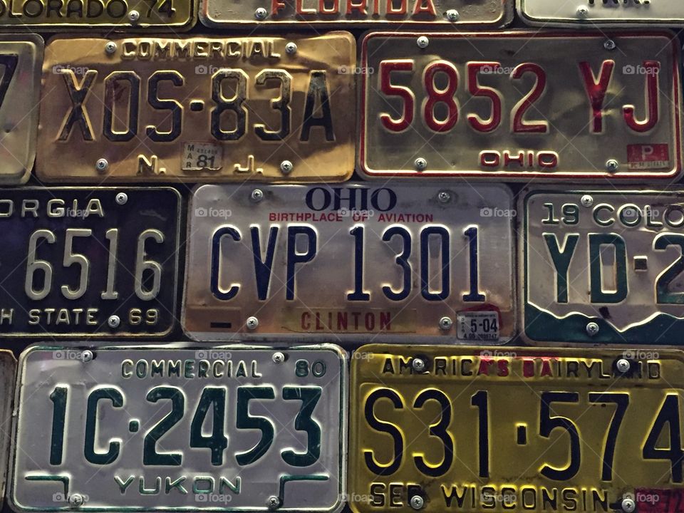 License plates