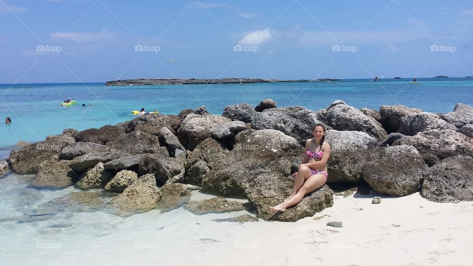 Early Bahamas swimming