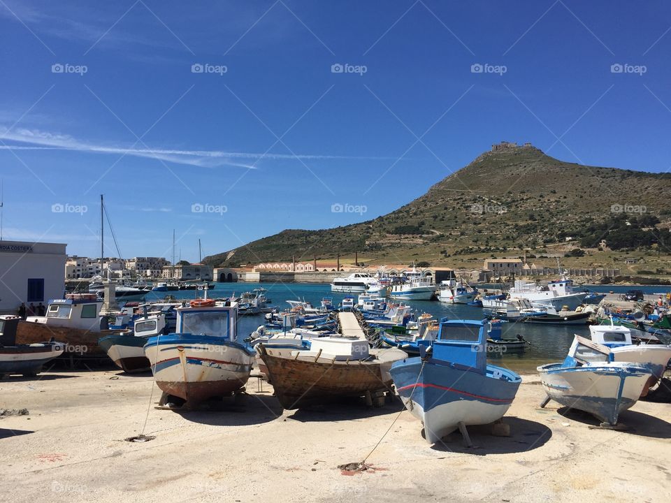 Favignana harbour - Sicily 