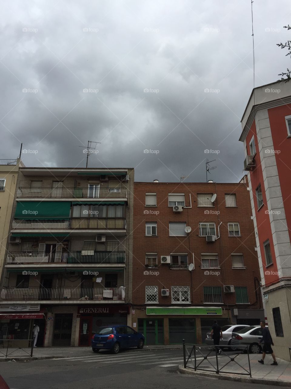 Storm in Madrid