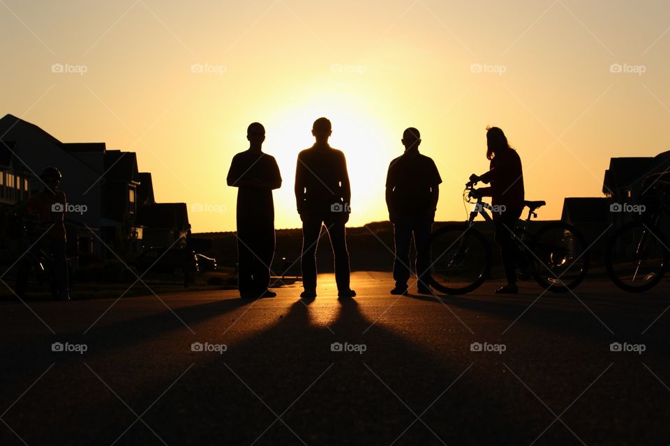 people silhouette