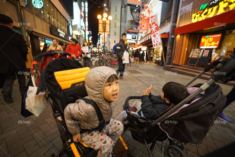 People, Street, City, Group, Many